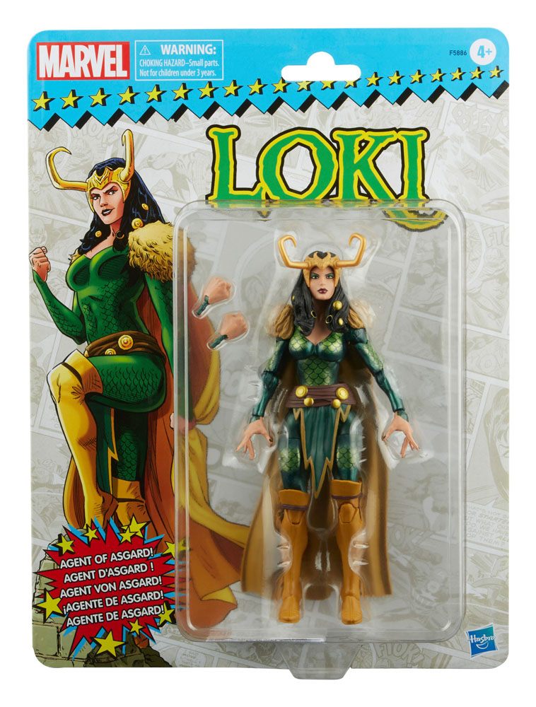 Marvel Legends Retro Collection Series Actionfigur 2022 Loki - Agent of Asgard 10 cm Image 9