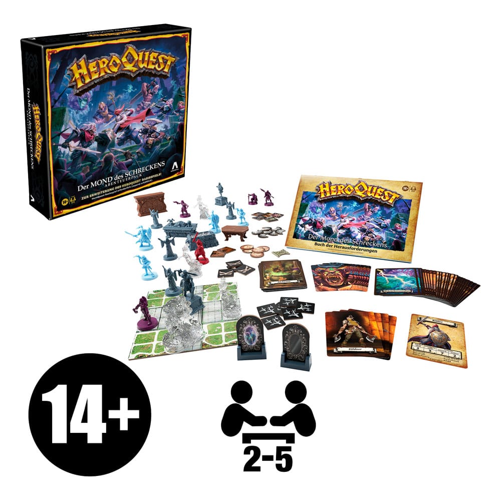 HeroQuest Brettspiel-Erweiterung Der Mond des Schreckens Abenteuerpack *Deutsche Version* Image 5