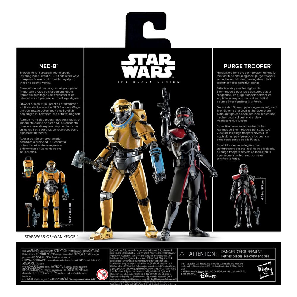 Star Wars: Obi-Wan Kenobi Black Series Actionfiguren 2er-Pack NED-B & Purge Trooper Exclusive 15 cm Image 11