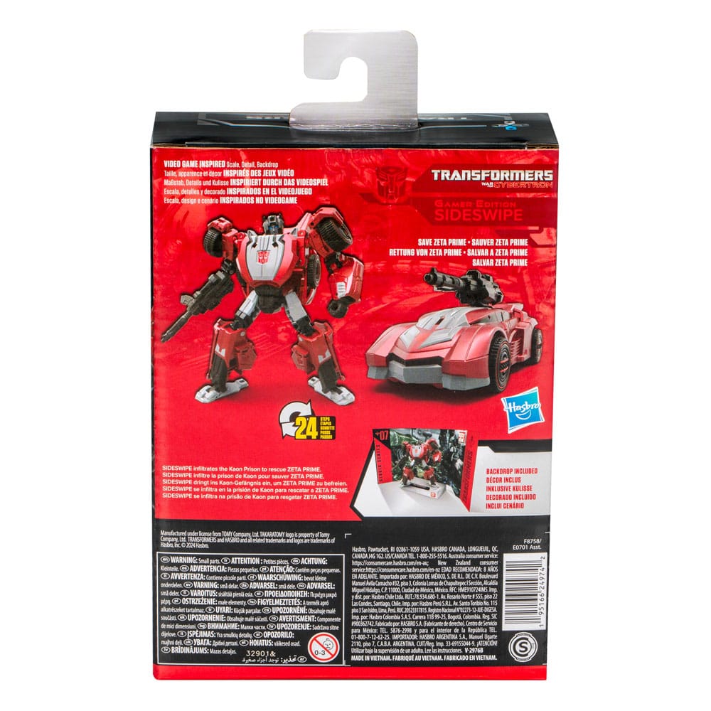 Transformers: War for Cybertron Studio Series Deluxe Class Actionfigur Gamer Edition Sideswipe 11 cm Image 9