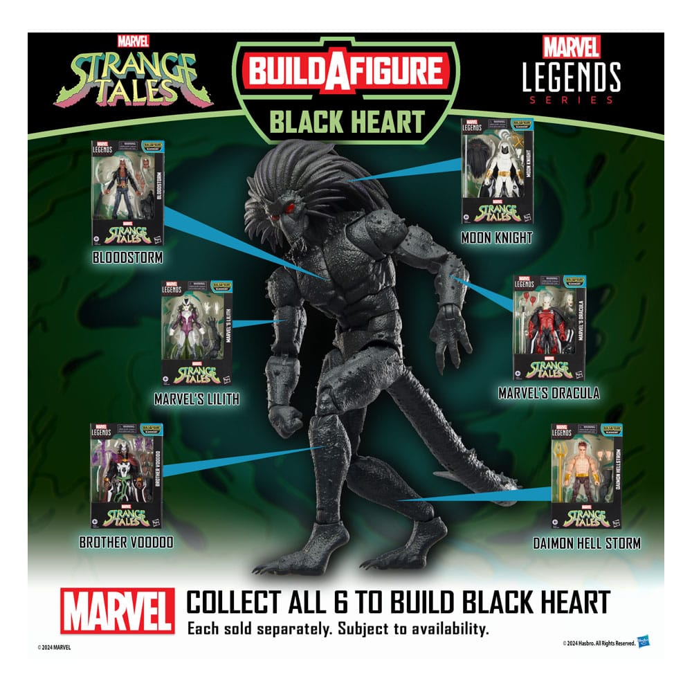Strange Tales Marvel Legends Actionfigur Brother Voodoo (BAF: Blackheart) 15 cm Image 9