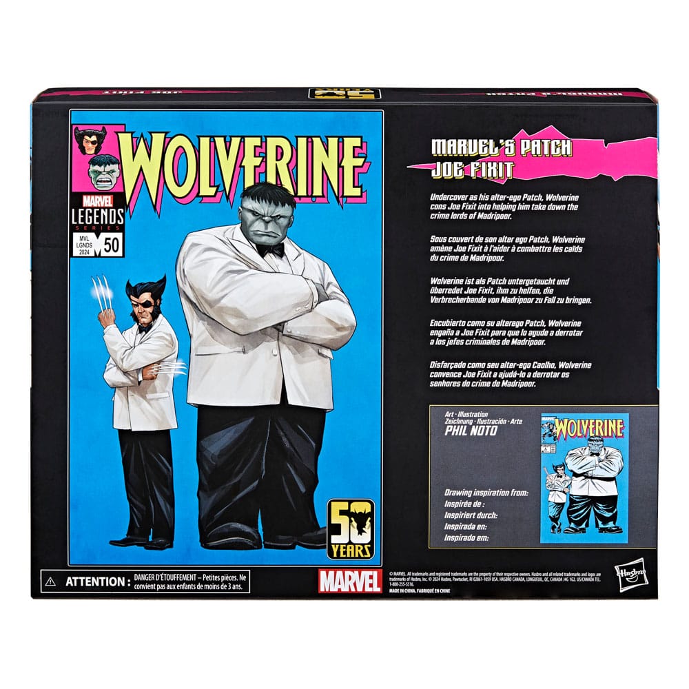 Wolverine 50th Anniversary Marvel Legends Actionfiguren 2er-Pack Marvel's Patch & Joe Fixit 15 cm Image 11