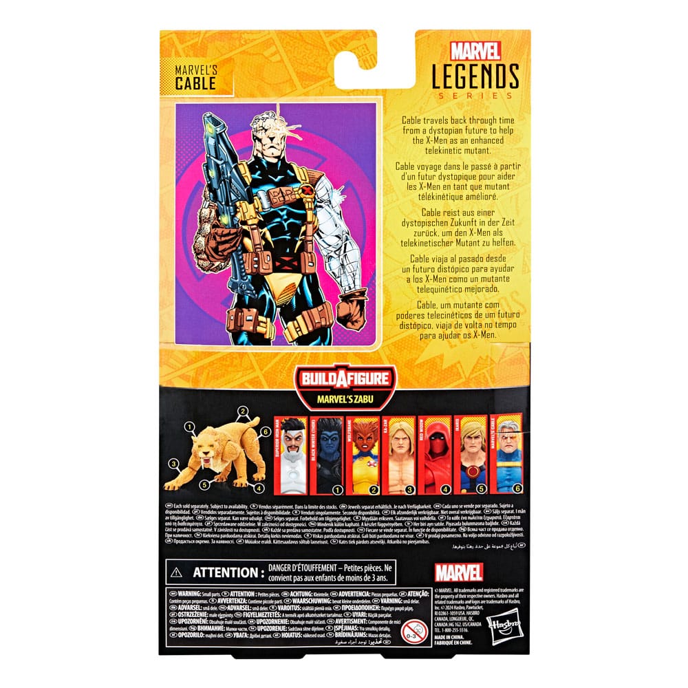 Marvel Legends Actionfigur Marvel's Cable (BAF: Marvel's Zabu) 15 cm Image 10