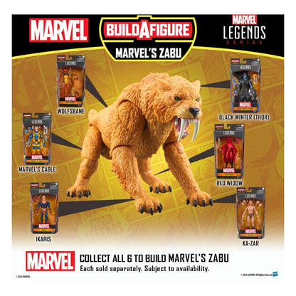 Marvel Legends Actionfigur Marvel's Cable (BAF: Marvel's Zabu) 15 cm Image 13