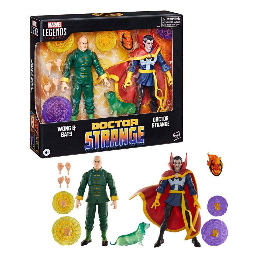 Doctor Strange Marvel Legends Actionfiguren 3er-Pack Doctor Strange, Wong & Bats 15 cm Image 19