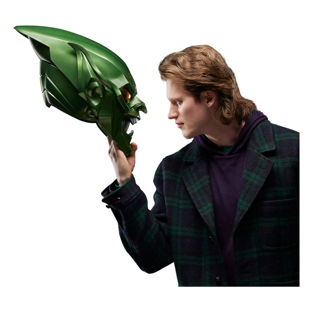 Spider-Man: No Way Home Marvel Legends Roleplay-Replik Green Goblin Premium Helm Image 3