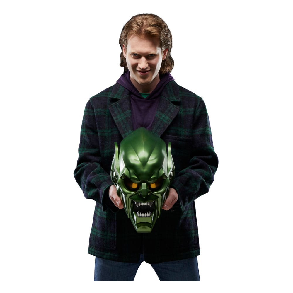 Spider-Man: No Way Home Marvel Legends Roleplay-Replik Green Goblin Premium Helm Image 4