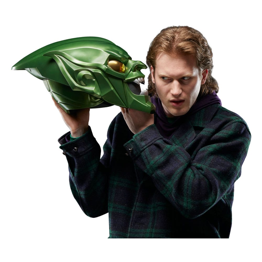 Spider-Man: No Way Home Marvel Legends Roleplay-Replik Green Goblin Premium Helm Image 5