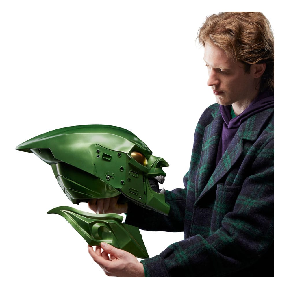 Spider-Man: No Way Home Marvel Legends Roleplay-Replik Green Goblin Premium Helm Image 8