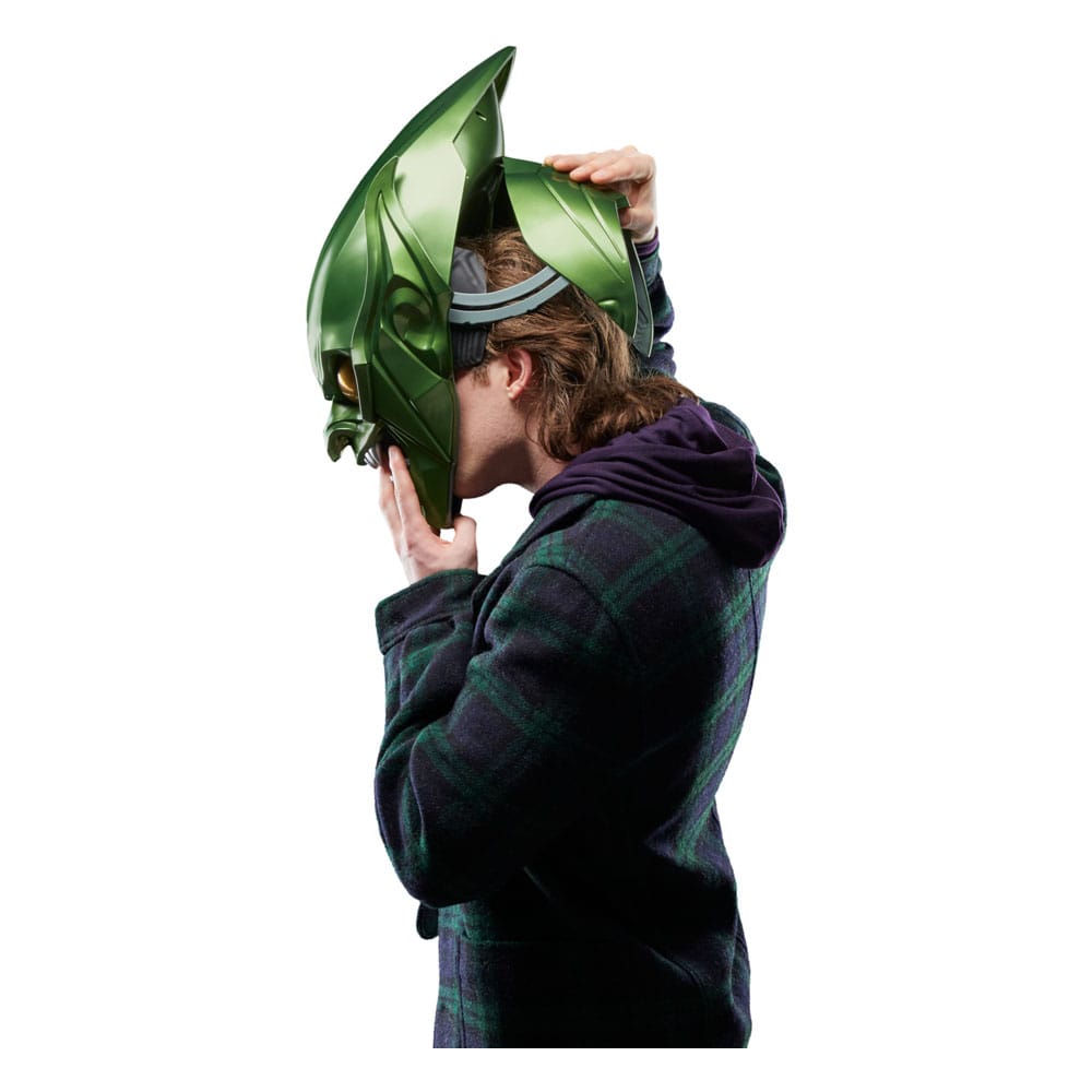 Spider-Man: No Way Home Marvel Legends Roleplay-Replik Green Goblin Premium Helm Image 9