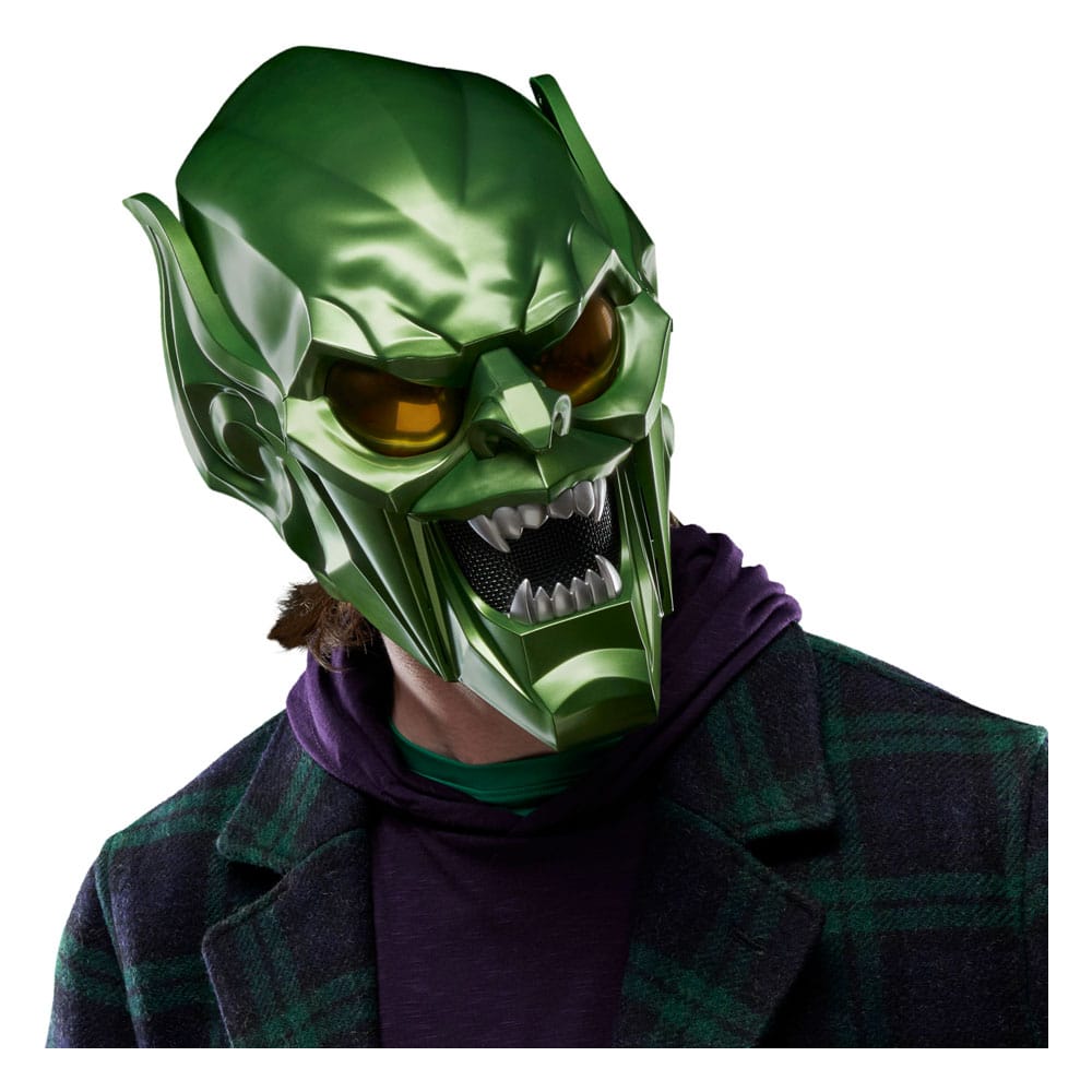 Spider-Man: No Way Home Marvel Legends Roleplay-Replik Green Goblin Premium Helm Image 10