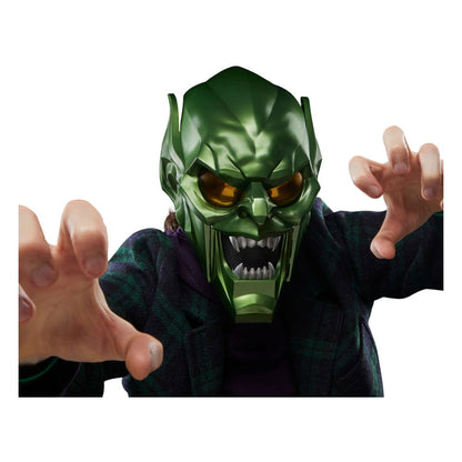 Spider-Man: No Way Home Marvel Legends Roleplay-Replik Green Goblin Premium Helm Image 12
