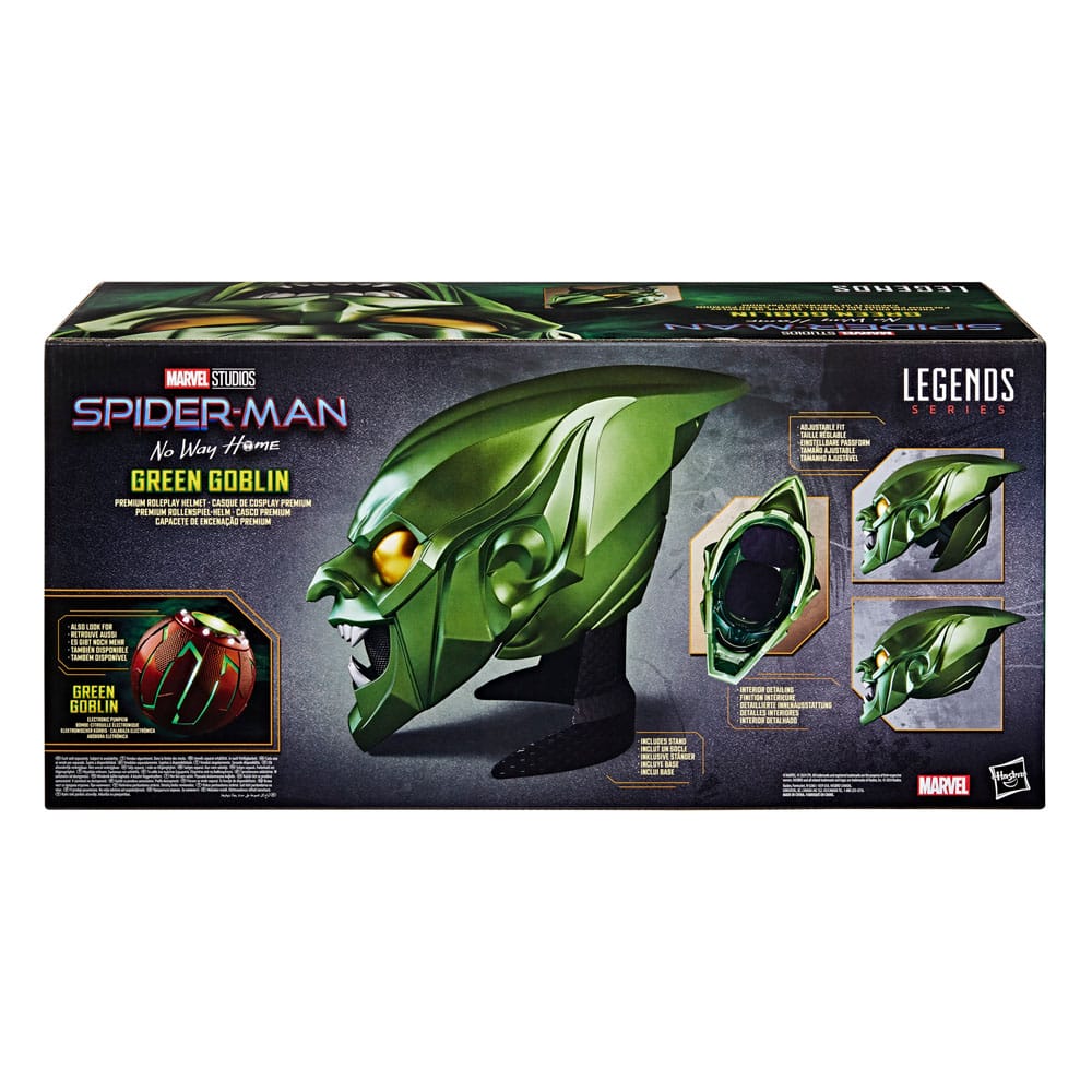 Spider-Man: No Way Home Marvel Legends Roleplay-Replik Green Goblin Premium Helm Image 21