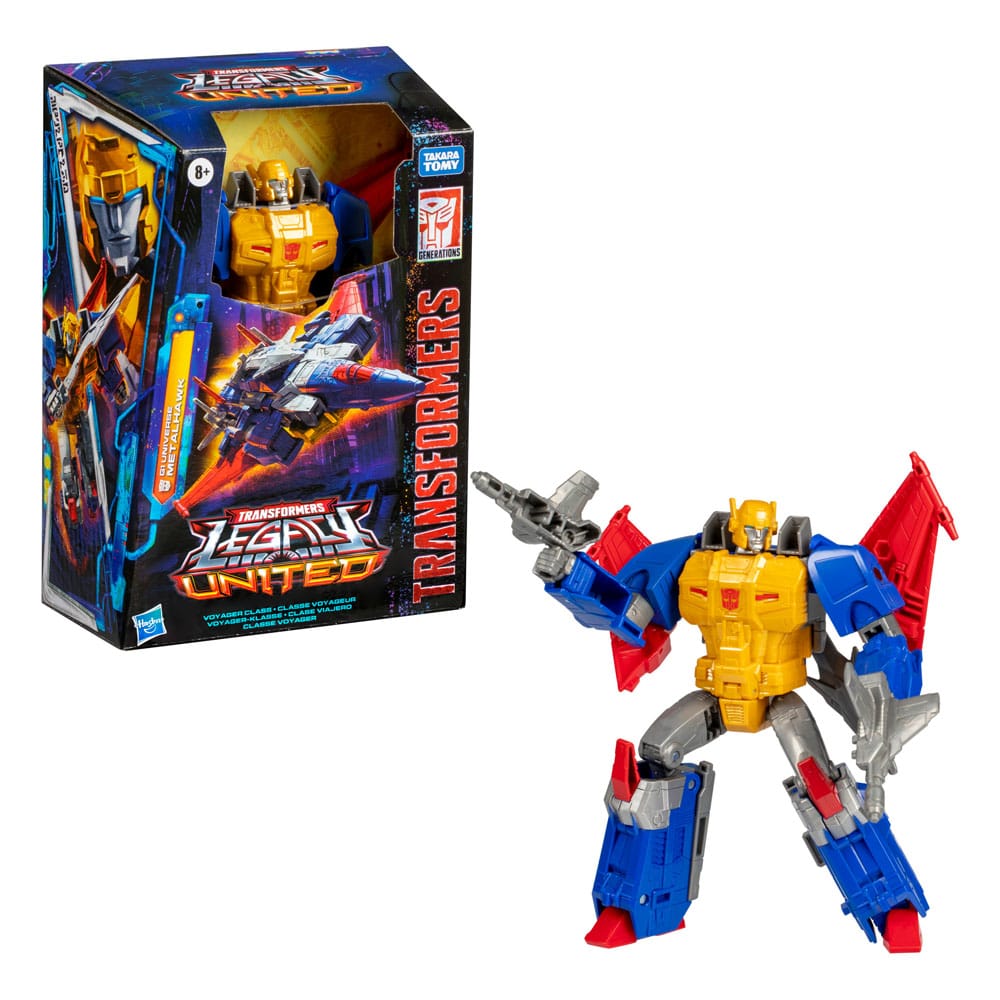 Transformers Generations Legacy United Voyager Class Actionfigur G1 Universe Metalhawk 18 cm Image 3