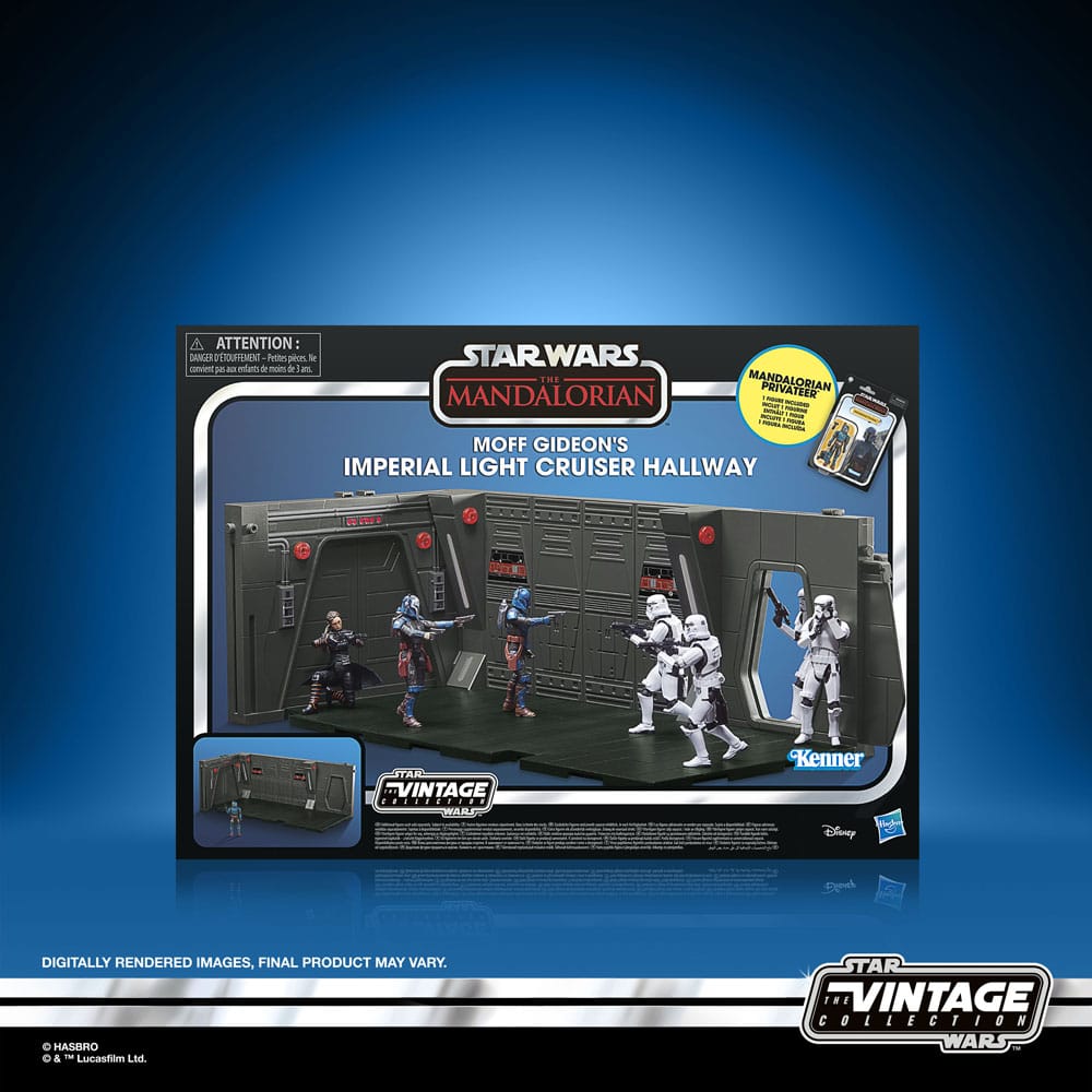 Star Wars: The Mandalorian Vintage Collection Moff Gideon's Imperial Light Cruiser Hallway mit Mandalorian Privateer Actionfigur 10 cm Image 2