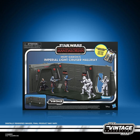 Star Wars: The Mandalorian Vintage Collection Moff Gideon's Imperial Light Cruiser Hallway mit Mandalorian Privateer Actionfigur 10 cm Image 2
