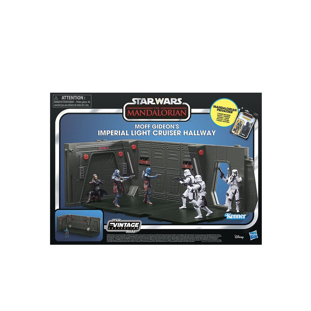 Star Wars: The Mandalorian Vintage Collection Moff Gideon's Imperial Light Cruiser Hallway mit Mandalorian Privateer Actionfigur 10 cm Image 3