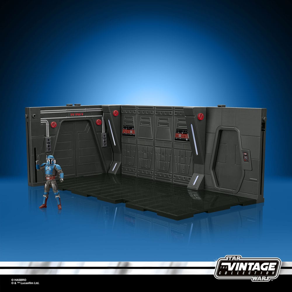 Star Wars: The Mandalorian Vintage Collection Moff Gideon's Imperial Light Cruiser Hallway mit Mandalorian Privateer Actionfigur 10 cm Image 18