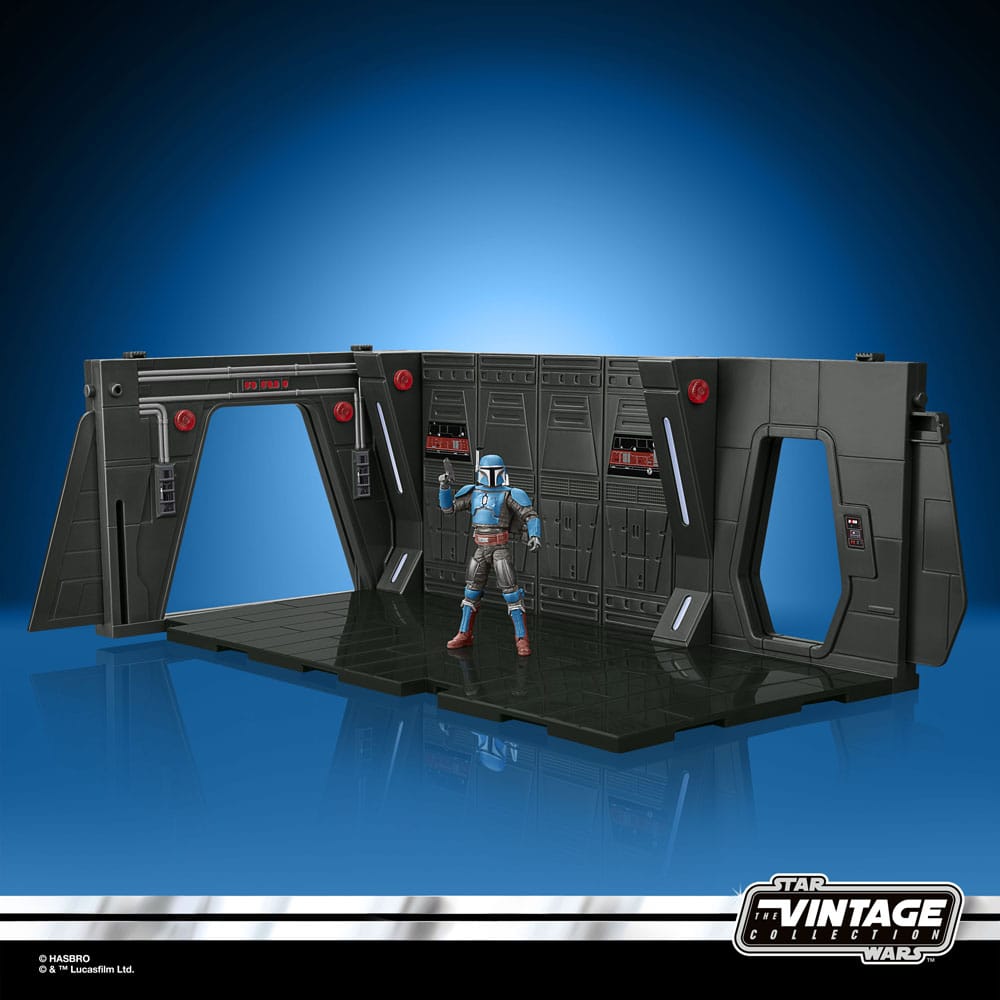 Star Wars: The Mandalorian Vintage Collection Moff Gideon's Imperial Light Cruiser Hallway mit Mandalorian Privateer Actionfigur 10 cm Image 19