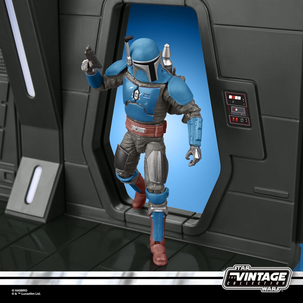 Star Wars: The Mandalorian Vintage Collection Moff Gideon's Imperial Light Cruiser Hallway mit Mandalorian Privateer Actionfigur 10 cm Image 21