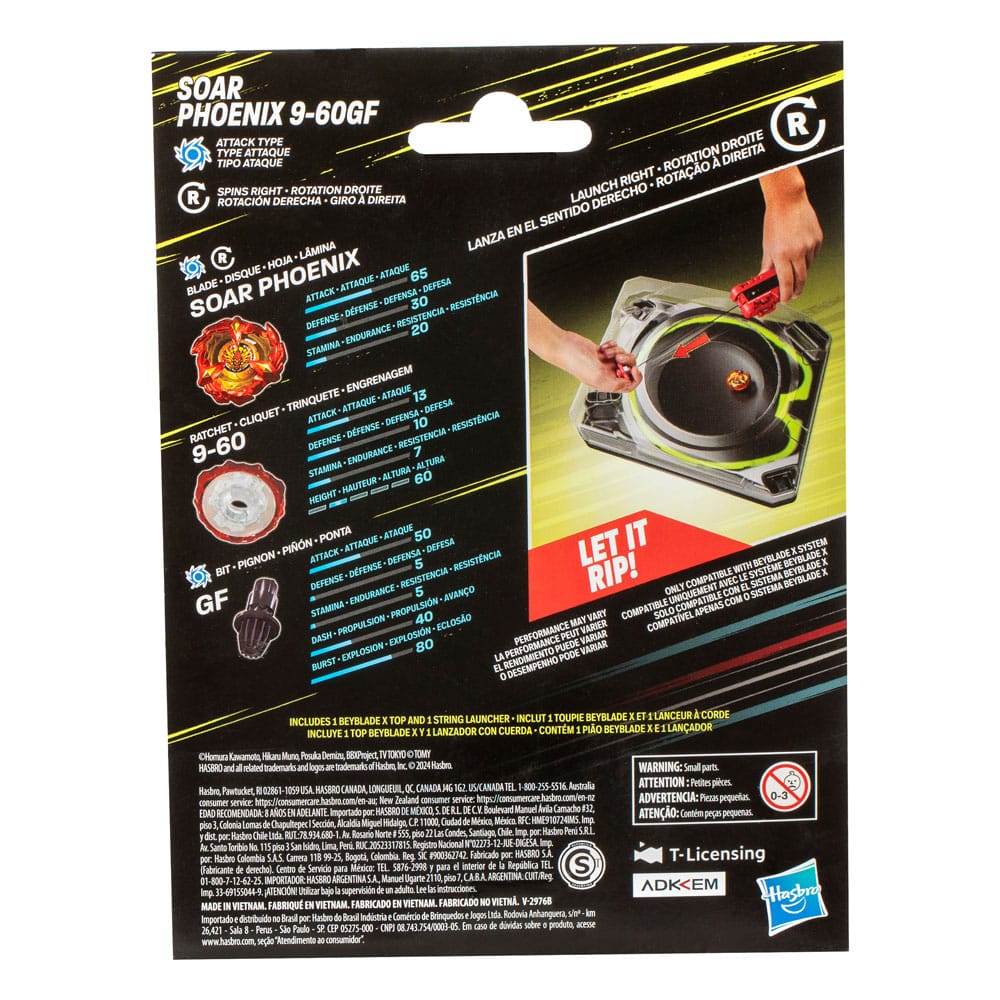 Beyblade X Soar Phoenix Deluxe Schnur-Starter Set Image 2