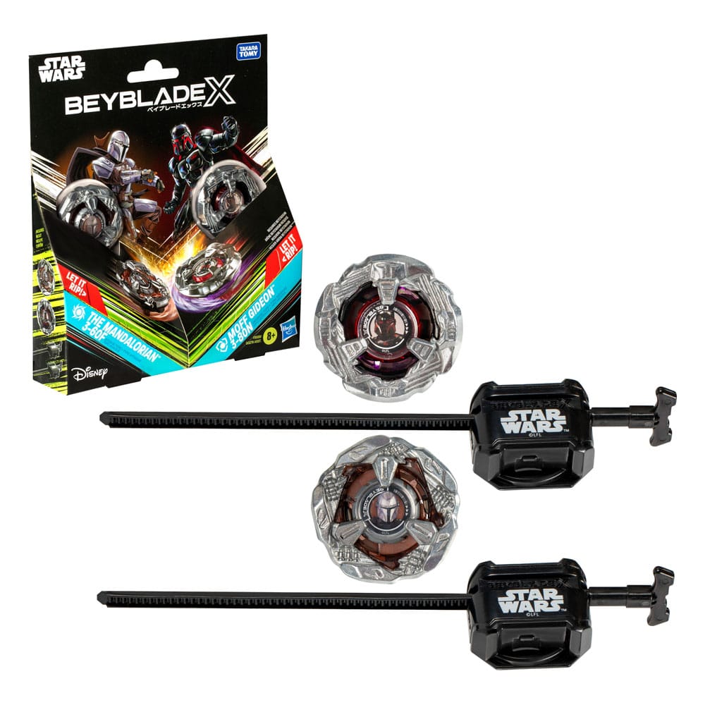 Beyblade X und Star Wars Collab The Mandalorian 3-60F vs. Moff Gideon 3-80N Image 4