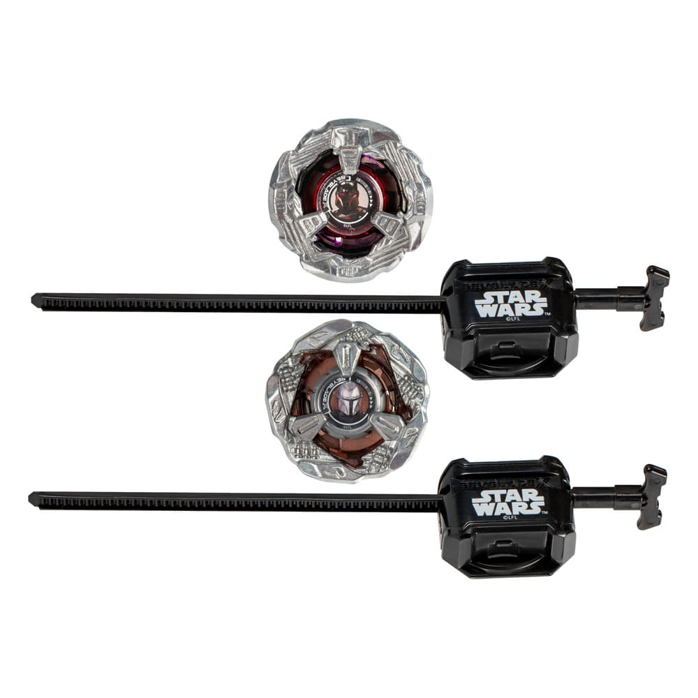 Beyblade X und Star Wars Collab The Mandalorian 3-60F vs. Moff Gideon 3-80N Image 1