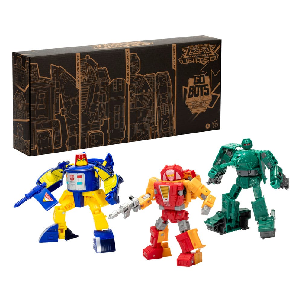 Transformers Legacy United Deluxe Class Actionfiguren 3er-Pack Go-Bot Guardians 14 cm Image 3