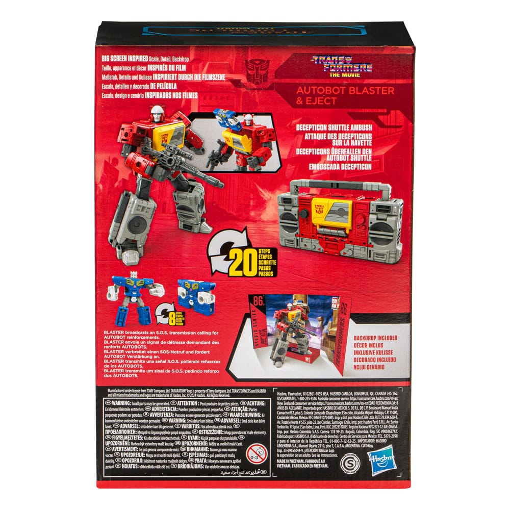 The Transformers: The Movie Generations Studio Series Voyager Class Actionfigur Autobot Blaster & Eject 16 cm Image 10