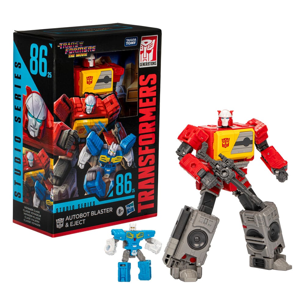 The Transformers: The Movie Generations Studio Series Voyager Class Actionfigur Autobot Blaster & Eject 16 cm Image 11