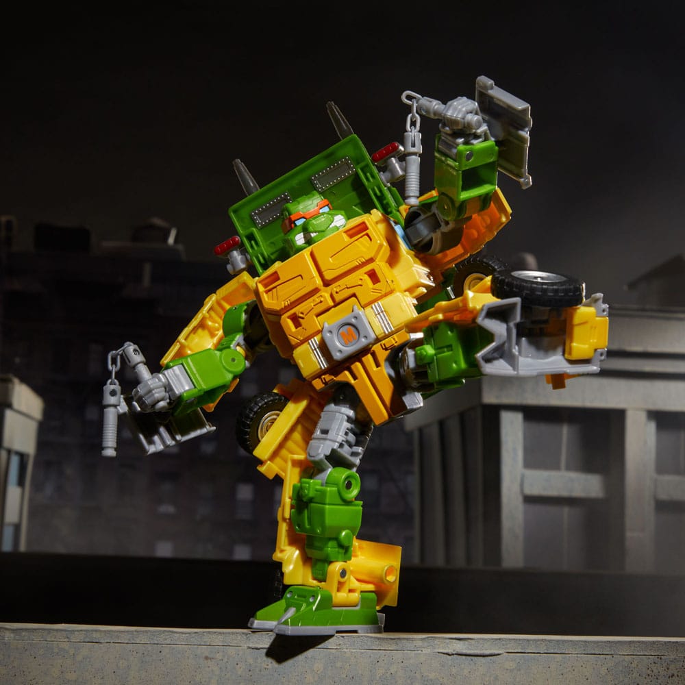 Transformers x Teenage Mutant Ninja Turtles Actionfigur Party Wallop 18 cm Image 13