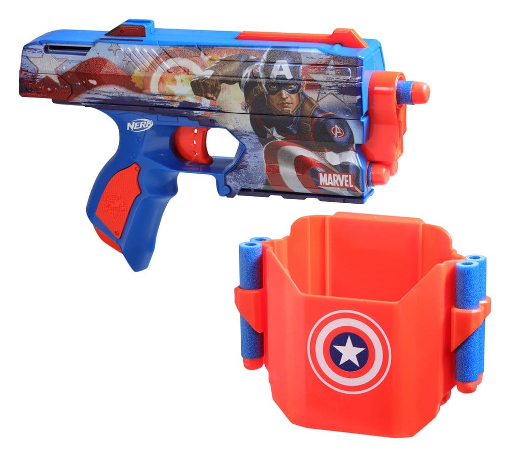Marvel NERF Dart-Blaster Captain America Image 1