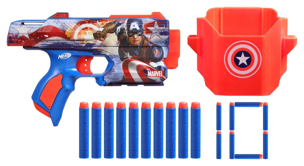 Marvel NERF Dart-Blaster Captain America Image 4