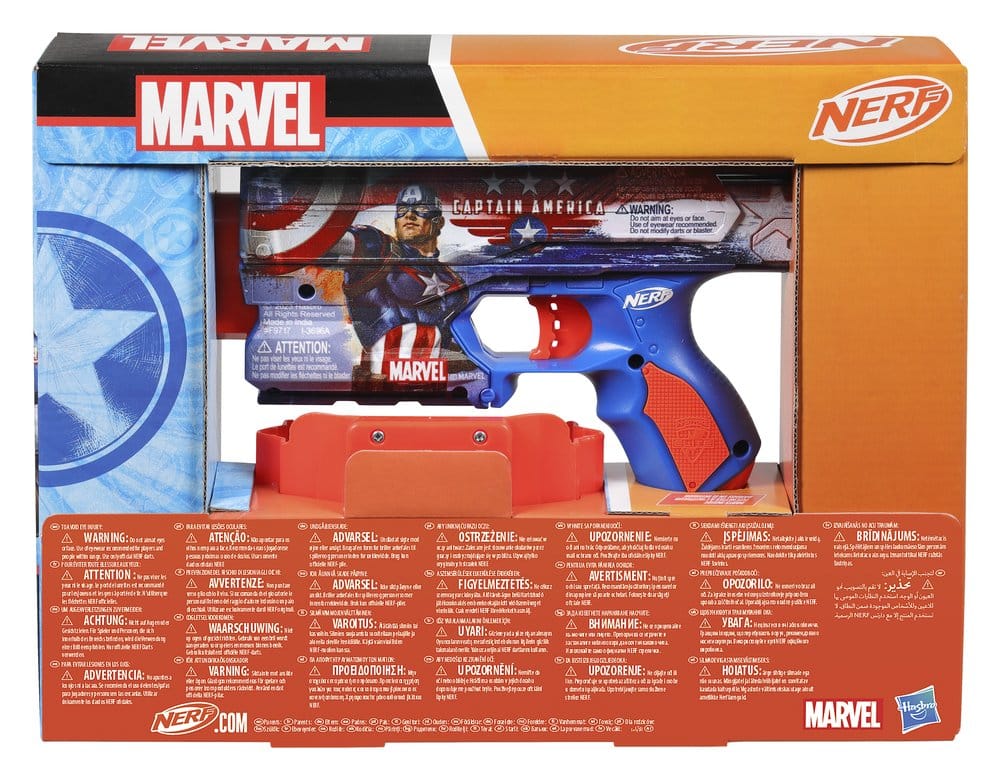 Marvel NERF Dart-Blaster Captain America Image 6