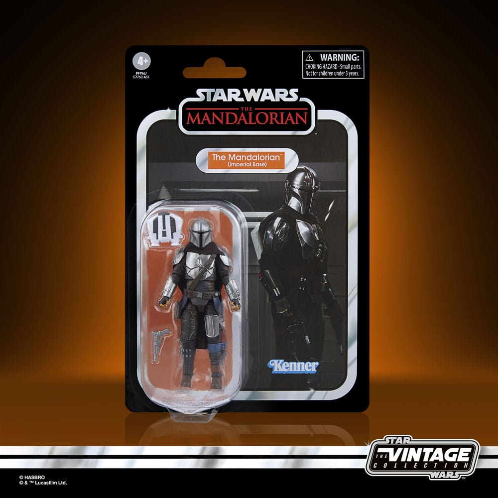 Star Wars: The Mandalorian Vintage Collection Actionfigur The Mandalorian (Imperial Base) 10 cm Image 2