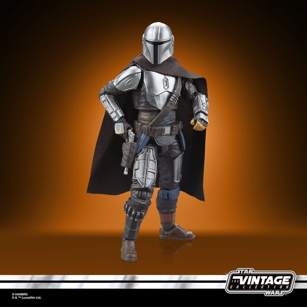 Star Wars: The Mandalorian Vintage Collection Actionfigur The Mandalorian (Imperial Base) 10 cm Image 7
