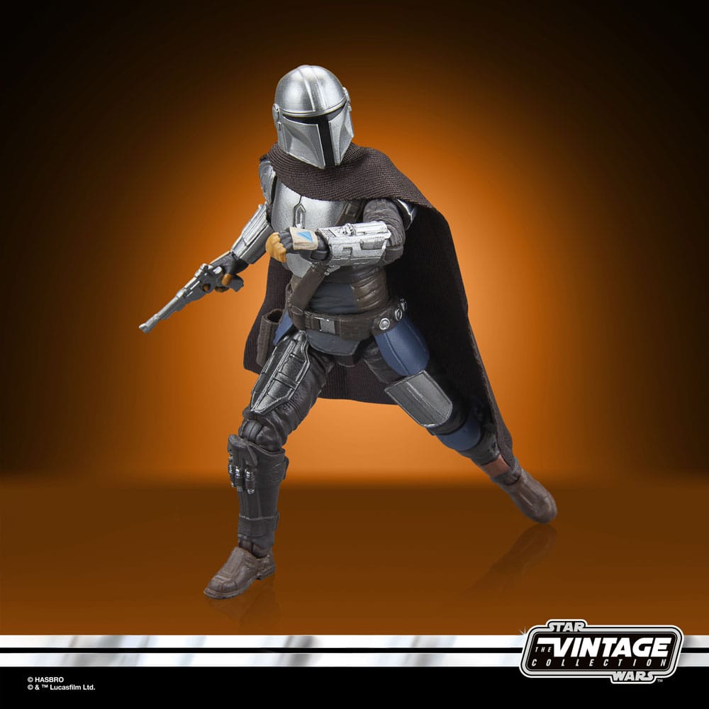 Star Wars: The Mandalorian Vintage Collection Actionfigur The Mandalorian (Imperial Base) 10 cm Image 9