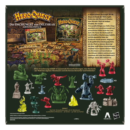 HeroQuest Brettspiel-Erweiterung Der Dschungel von Delthrak Abenteuerpack *Deutsche Version* Image 2