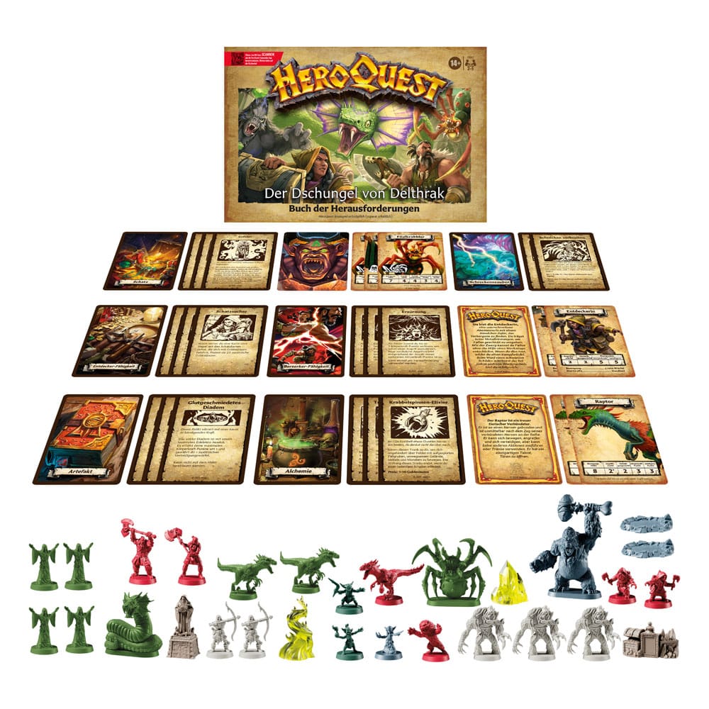 HeroQuest Brettspiel-Erweiterung Der Dschungel von Delthrak Abenteuerpack *Deutsche Version* Image 6