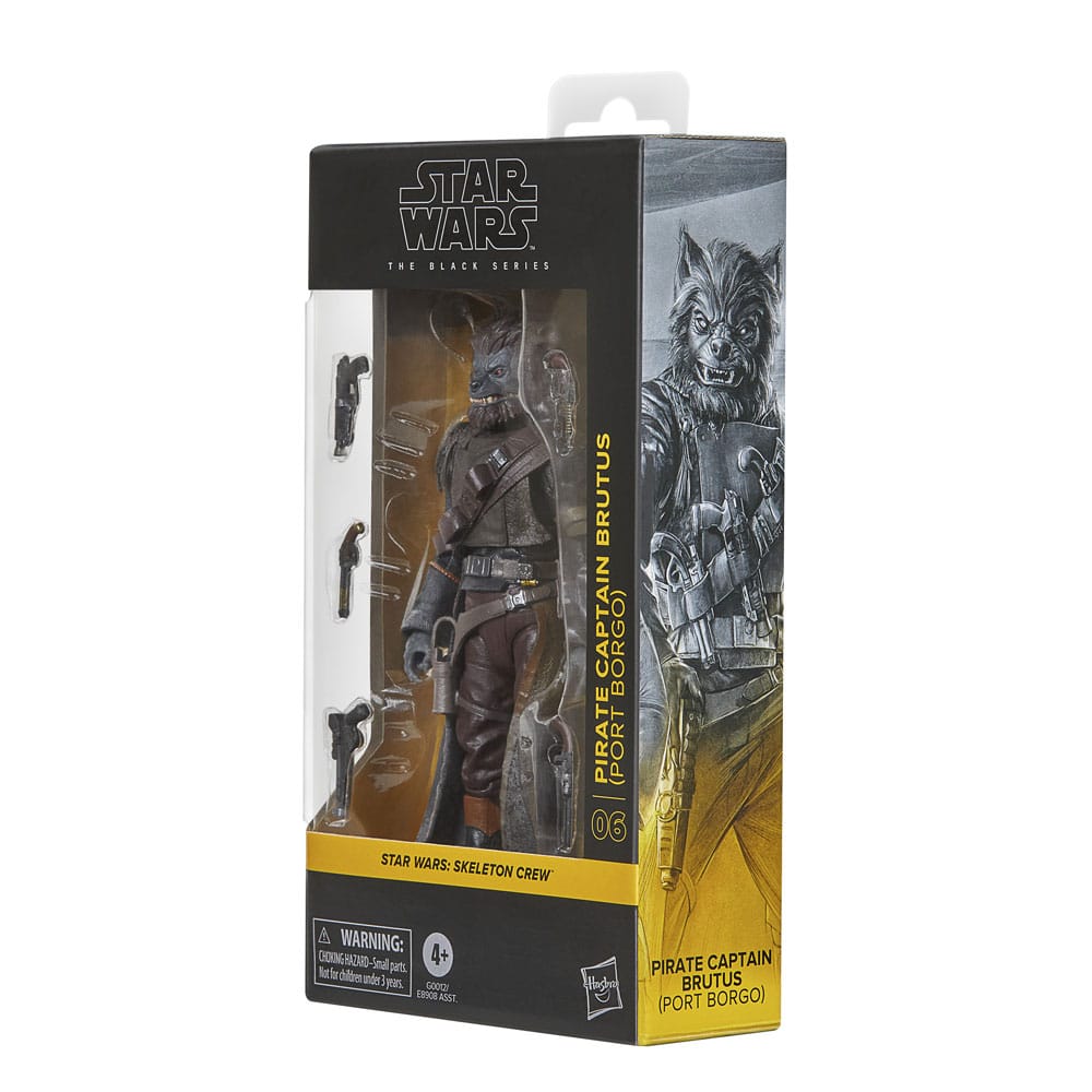 Star Wars: Skeleton Crew Black Series Actionfigur Pirate Capitaine Brutus (Port Borgo) 15 cm Image 3