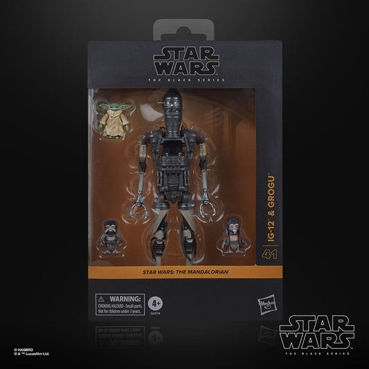 Star Wars: The Mandalorian Black Series Actionfiguren 2er-Pack IG-12 & Grogu 15 cm Image 2
