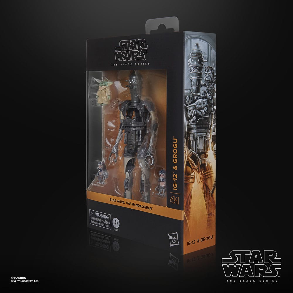 Star Wars: The Mandalorian Black Series Actionfiguren 2er-Pack IG-12 & Grogu 15 cm Image 4