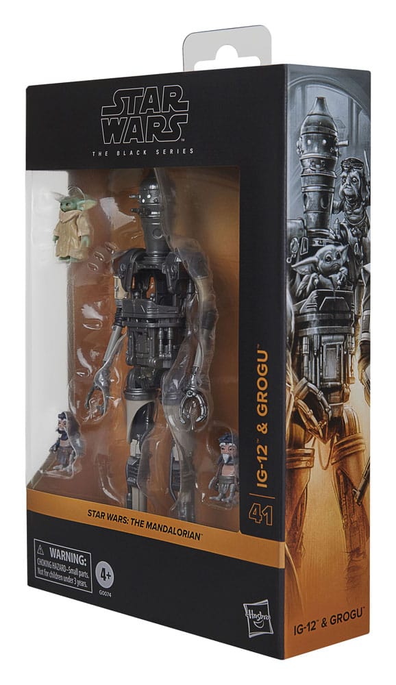 Star Wars: The Mandalorian Black Series Actionfiguren 2er-Pack IG-12 & Grogu 15 cm Image 5
