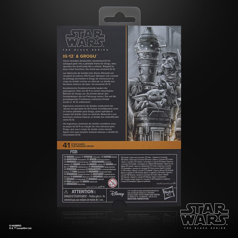 Star Wars: The Mandalorian Black Series Actionfiguren 2er-Pack IG-12 & Grogu 15 cm Image 6
