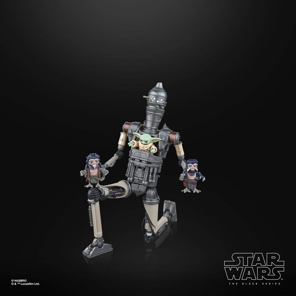 Star Wars: The Mandalorian Black Series Actionfiguren 2er-Pack IG-12 & Grogu 15 cm Image 11