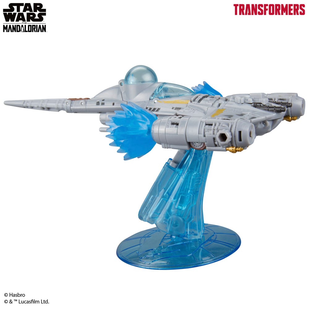 Star Wars x Transformers Actionfigur The Mandalorian / N-1 Starfighter 19 cm Image 8