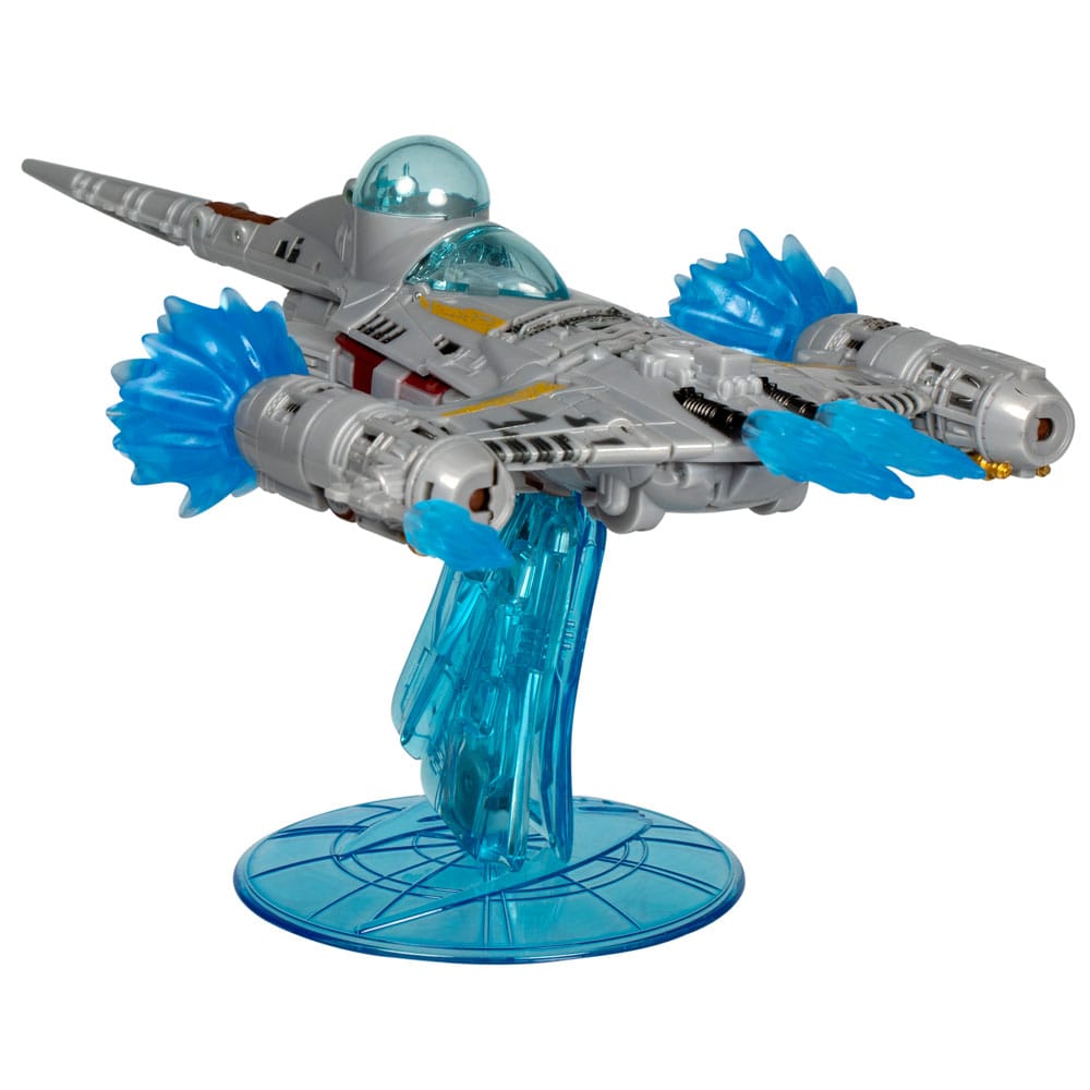 Star Wars x Transformers Actionfigur The Mandalorian / N-1 Starfighter 19 cm Image 11