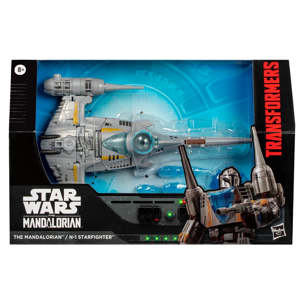 Star Wars x Transformers Actionfigur The Mandalorian / N-1 Starfighter 19 cm Image 12