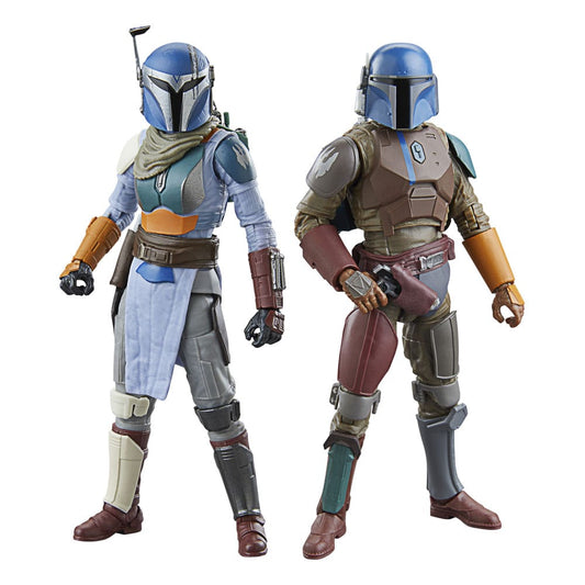 Star Wars: The Mandalorian Black Series Actionfiguren 2er-Pack Mandalorian Shriek-Hawk Trainers 15 cm Image 1