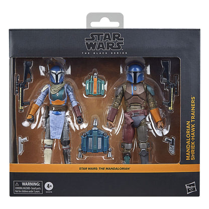 Star Wars: The Mandalorian Black Series Actionfiguren 2er-Pack Mandalorian Shriek-Hawk Trainers 15 cm Image 10